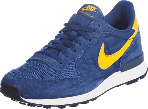 nike internationalist blau|internationalist blue yellow.